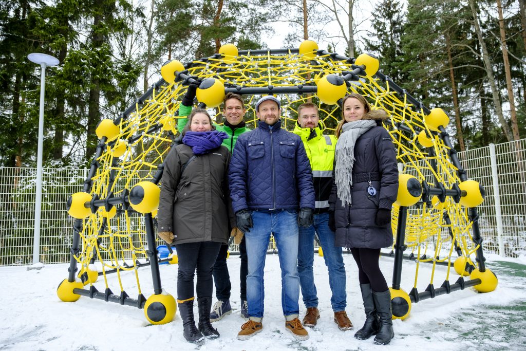 Leikkipihan suunnittelussa mukana olleet