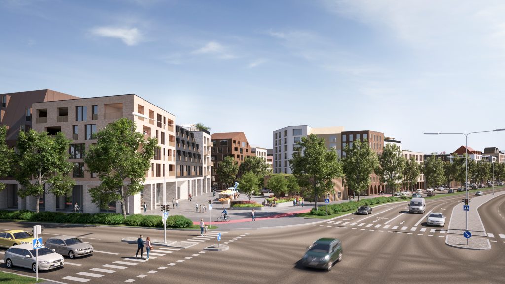 Havainnekuva Pihlajaniemen alueesta