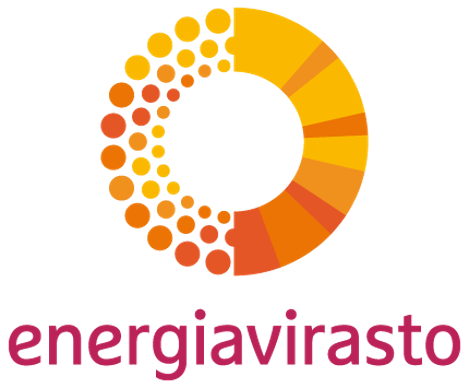 Kuvassa on Energiaviraston logo vuosilta 2014–2026.